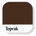 Piktura Multisurface Akrilik Boya 500ml, Su Bazlı, Tüm Yüzeyler İçin, Ahşap Cam Seramik Metal Kumaş Plastik için (Toprak)