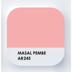 Piktura Su Bazlı Akrilik Silikonlu Silinebilir İç Cephe Duvar Boyası 500 ml - MASAL PEMBE