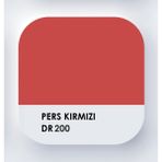 Piktura Su Bazlı Akrilik Silikonlu Silinebilir İç Cephe Duvar Boyası 500 ml - PERS KIRMIZI