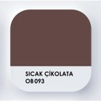 Piktura Su Bazlı Akrilik Silikonlu Silinebilir İç Cephe Duvar Boyası 500 ml - SICAK ÇİKOLATA