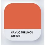 Piktura Su Bazlı Akrilik Silikonlu Silinebilir Iç Cephe Duvar Boyası 500ML - HAVUÇ TURUNCU