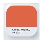Piktura U Bazlı Akrilik Silikonlu Mat Silinebilir İç Cephe Duvar Boyası 350 ml - Turuncu