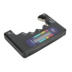 Pil Kapasitesi Gösterge Test cihazı, D C N AAA AA 9V 1.5V Piller Için LCD Görüntüleme Düğmesi Hücre analizörü, Ev Pilleri Için Denetleyici, kötü (kırmızı), Zayıf (sarı), (BLACK)