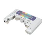 Pil Kapasitesi Gösterge Test cihazı, D C N AAA AA 9V 1.5V Piller Için LCD Görüntüleme Düğmesi Hücre analizörü, Ev Pilleri Için Denetleyici, kötü (kırmızı), Zayıf (sarı), (SILVER)