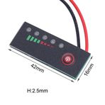 Pil Paketi 6S (25.2V) Lityum Batarya LED Seviye Kontrol Göstergesi