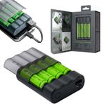 PİL ŞARJ ALETİ AA/AAA 4XAA 2600MAH 2700 SERIES+POWERBANK GP X411 (PİL DAHİL)