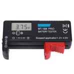 Pil Test Cihazı, Küçük Piller Için Taşınabilir Dijital LCD Pil Kontrol Cihazı Düğme Hücresi, Okunması Kolay Rakam Güç Seviyesi, Zamandan Tasarruf, Test Edilebilir CR2032 LR44