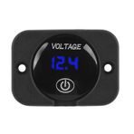 Pil Voltaj Göstergesi, Motosiklet Için Dijital LED ekranlı 5 Ila 48V Voltmetre Panelin Gerçek Zaman Izleme