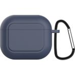 Pilanix Apple Airpods 3 Için Standart Model Kancalı Silikon Kılıf - Lacivert