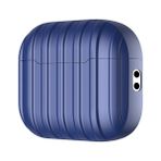 Pilanix Apple Airpods Pro 2. Nesil Için Çizgi Desenli Silikon Kılıf - Lacivert
