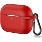 Pilanix Apple Airpods Pro Için Standart Askılı Silikon Kılıf Kırmızı