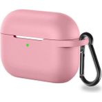 Pilanix Apple Airpods Pro Için Standart Askılı Silikon Kılıf Pembe