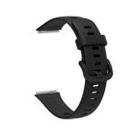 Pilanix Huawei Band 7 İçin Klasik Model Silikon Kayış-Kordon Siyah