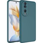 Pilanix Huawei Honor 90 Kılıf Kamera Korumalı Renkli Içi Süet Mara Lansman Silikon - Yeşil