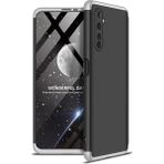 Pilanix Realme 6 Pro Kılıf 3 Parça 360 Zore Ays Kapak - Siyah - Gri
