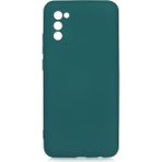Pilanix Samsung Galaxy A02S Kılıf Kamera Korumalı İçi Süet Mara Lansman Silikon Yeşil
