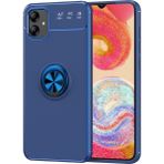 Pilanix Samsung Galaxy A04E Kılıf Yüzüklü Manyetik Ravel Silikon - Lacivert