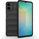 Pilanix Samsung Galaxy A07 Kılıf Kamera Korumalı Oyuk Desenli Lux Etnik Silikon - Siyah
