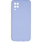 Pilanix Samsung Galaxy A12 Kılıf Kamera Korumalı İçi Süet Mara Lansman Silikon Mor