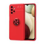 Pilanix Samsung Galaxy A13 4G Kılıf Yüzüklü Manyetik Ravel Silikon Kırmızı