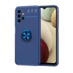 Pilanix Samsung Galaxy A13 4G Kılıf Yüzüklü Manyetik Ravel Silikon Lacivert