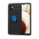 Pilanix Samsung Galaxy A13 4G Kılıf Yüzüklü Manyetik Ravel Silikon Mavi