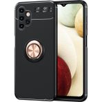 Pilanix Samsung Galaxy A13 4g Kılıf Yüzüklü Manyetik Ravel Silikon - Rose Gold