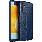 Pilanix Samsung Galaxy A13 5g Kılıf Deri Desenli Lux Niss Silikon - Lacivert
