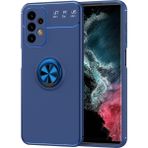 Pilanix Samsung Galaxy A23 Kılıf Yüzüklü Manyetik Ravel Silikon Lacivert