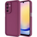 Pilanix Samsung Galaxy A25 Kılıf Ultra Korumalı Kamera Korumalı Sert Silikon Ananas Kapak - Bordo