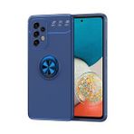 Pilanix Samsung Galaxy A33 5G Kılıf Yüzüklü Manyetik Ravel Sİlikon Lacivert