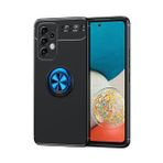 Pilanix Samsung Galaxy A53 Kılıf Yüzüklü Manyetik Ravel Silikon Mavi