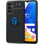 Pilanix Samsung Galaxy A54 Kılıf Yüzüklü Manyetik Ravel Silikon - Mavi