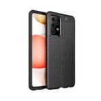 Pilanix Samsung Galaxy A72 Kılıf Deri Desenli Lux Niss Silikon Siyah
