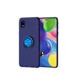 Pilanix Samsung Galaxy M01 Core Kılıf Yüzüklü Manyetik Ravel Silikon Lacivert
