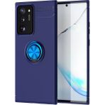 Pilanix Samsung Galaxy Note 20 Ultra Kılıf Yüzüklü Manyetik Ravel Silikon Lacivert