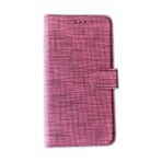 Pilanix Samsung Galaxy S10 Plus Kılıf Kumaş Desenli Cüzdanlı Standlı Kapaklı Kılıf Bordo