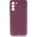 Pilanix Samsung Galaxy S21 FE Kılıf Ultra İnce Mat Silikon Bordo
