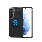 Pilanix Samsung Galaxy S22 Plus Kılıf Yüzüklü Manyetik Ravel Silikon Mavi
