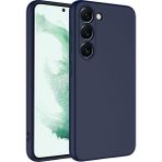 Pilanix Samsung Galaxy S23 Plus Kılıf Içi Süet Renkli Mara Lansman Silikon - Lacivert