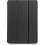 Pilanix Samsung Galaxy Tab A7 SM-T500 Kılıf Arkası Şeffaf Standlı Sert Mika SmartCover Siyah