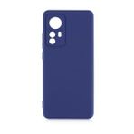 Pilanix Xiaomi 12 Kılıf Ultra İnce Mat Silikon Lacivert