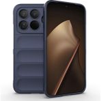 Pilanix Xiaomi 15T Pro Kılıf Kamera Korumalı Oyuk Desenli Lux Etnik Silikon - Lacivert