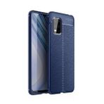 Pilanix Xiaomi Mi 10 Lite Kılıf Deri Desenli Lux Niss Silikon Lacivert