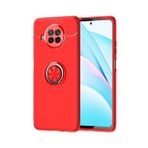 Pilanix Xiaomi Mi 10T Lite Kılıf Yüzüklü Manyetik Ravel Silikon Kırmızı