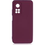 Pilanix Xiaomi Mi 10T Pro Kılıf Kamera Korumalı İçi Süet Mara Lansman Silikon Bordo