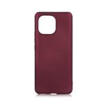 Pilanix Xiaomi Mi 11 Kılıf Ultra İnce Mat Silikon Bordo