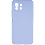 Pilanix Xiaomi Mi 11 Lite Kılıf Kamera Korumalı İçi Süet Mara Lansman Silikon Mor