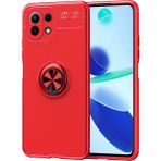 Pilanix Xiaomi Mi 11 Lite Kılıf Yüzüklü Manyetik Ravel Silikon Kırmızı