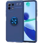 Pilanix Xiaomi Mi 11 Lite Kılıf Yüzüklü Manyetik Ravel Silikon Lacivert
